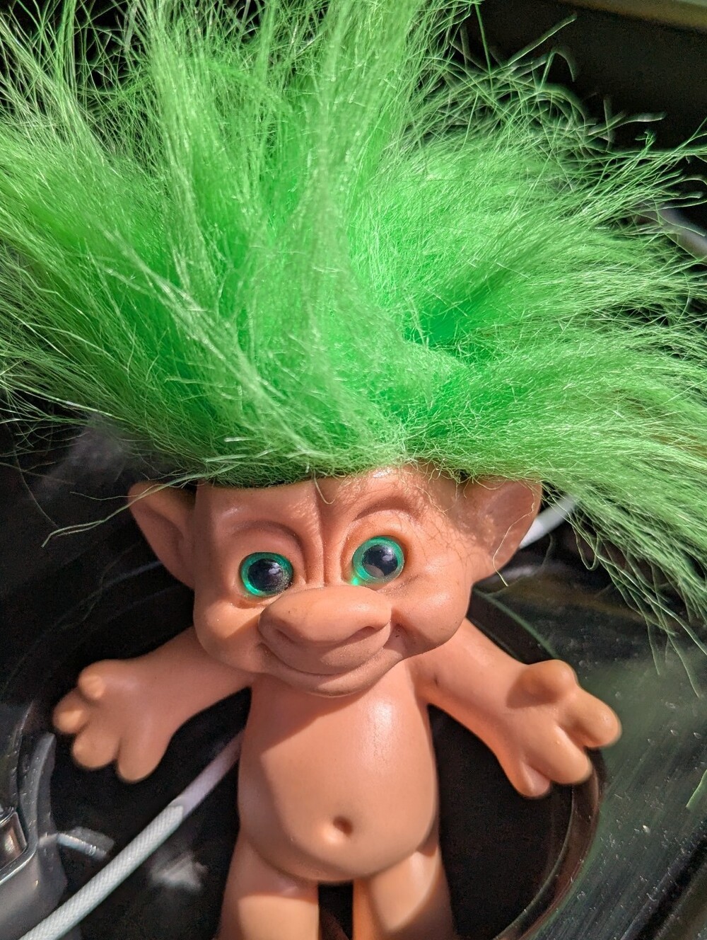 Forest Troll. Vintage Green